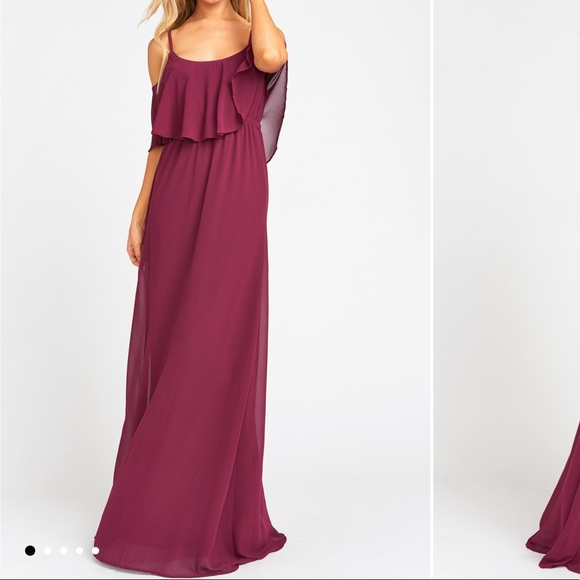 Show Me Your MuMu Dresses & Skirts - NWOT show me your Mumu plum bridesmaid maxi dress